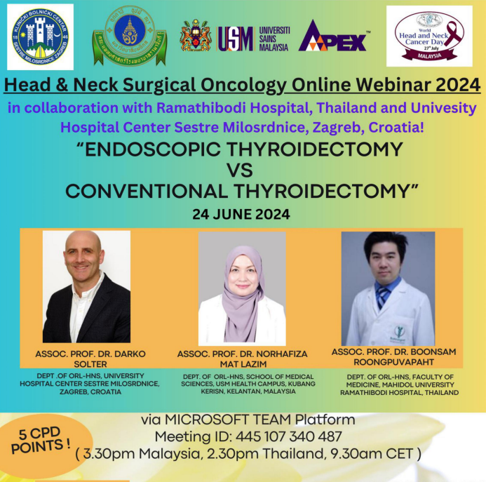 Head & Neck Surgical Oncology Online Webinar 2024